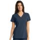 Scrub Top BarcoOne Steel Womens 3XL
